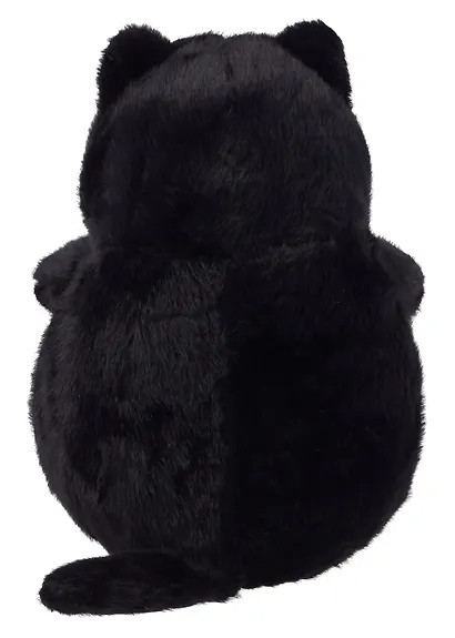 Мягкая игрушка Кот с желтыми глазами (черный) (40см) (12-09602026-L3) - фото 4