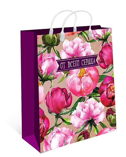 Пакет подарочный пластиковый, А5 - фото 8