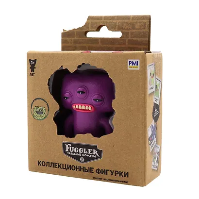 Коллекционная фигурка Fugglers Трехглазый пришелец (фиолетовый) (FG2012-5) - фото 4