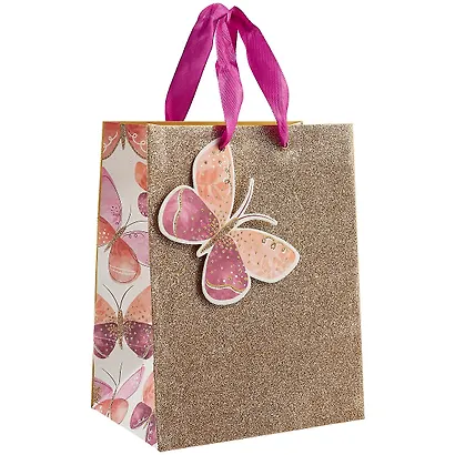 Пакет А5 23*18*12 Бабочка жен., бум.мат.ламинат - фото 1