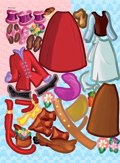 Принцесса Disney. Сказочные друзья. НП № 1801. Наряди принцессу! - фото 8