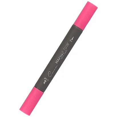 Маркер художественный "Сонет" розово-красный, двухсторон., тонк. и широк.долото, Сонет - фото 1