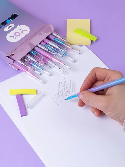 Карандаши ч/гр 24шт сегментные "Gradient", Yoi - фото 13