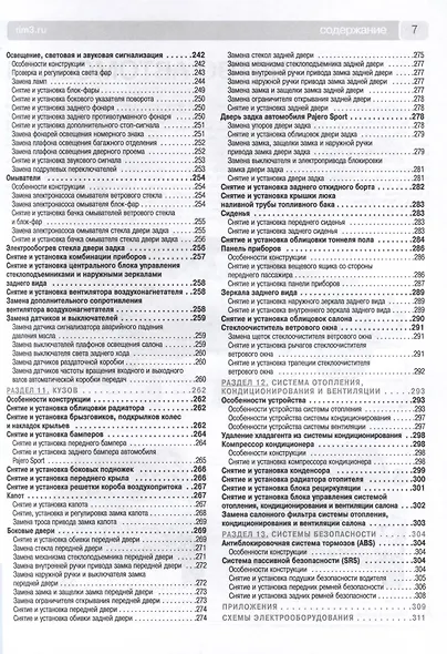 Mitsubishi Pajero Sport/Montero Sport/L 200 с 1996-2008 гг. Бензиновые двигатели 3.0. Турбодизель 2.5. Школа Авторемонта - фото 5