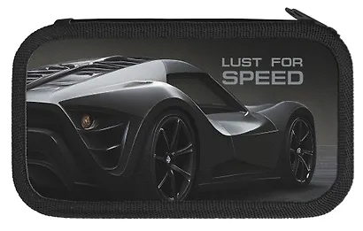 Пенал 3 отд. "ЖАЖДА СКОРОСТИ" 19*10,5см мат. ламин. инд. уп. - фото 7