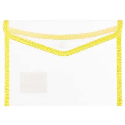 Папка-конверт прозрачная с окантовкой, А5 - фото 4