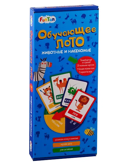 Обучающее лото - Животные и насекомые - фото 1