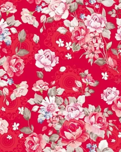 Записная книжка, Феникс+, Notebook Цветочный принт, с закр. гребнем, 75х110 мм 192 листов, тв.обл., на рез. - фото 1