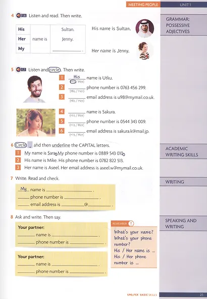 Unlock. Basic Skills. Student's Book. English Profile Pre A1 - фото 5