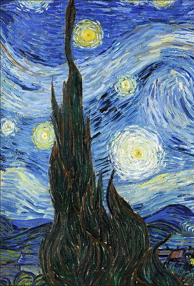 Обложка для паспорта «Ван Гог. Звёздная ночь» - фото 4