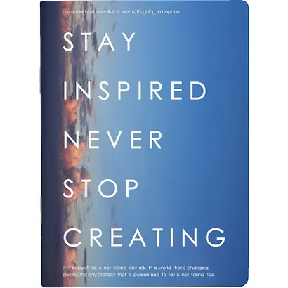 Тетрадь «Freedom», А4, 40 листов в клетку, небо, скрепка - фото 1