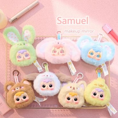 Коллекционная игрушка-зеркало SAMUEL Девочка с ушками (12см) (пластик, текстиль) (Blind Box) (12-81013-202510-SPT-03) - фото 1