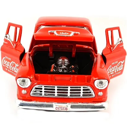 Машинка литая коллекционная Motor City Classics - Die-сast модель по лицензии Coca-Cola 1953 Chevy Pickup, масштаб 1:43 - фото 7