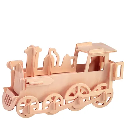 Набор для творчества ЧУДО-ДЕРЕВО Сборная деревянная модель Паровоз P005 - фото 2
