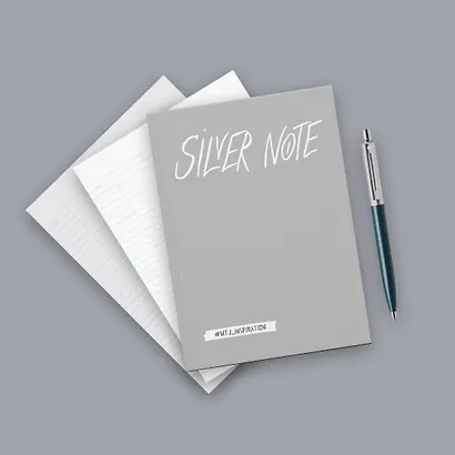Silver Note. Креативный блокнот с серебряными страницами (мягкая обложка) - фото 2