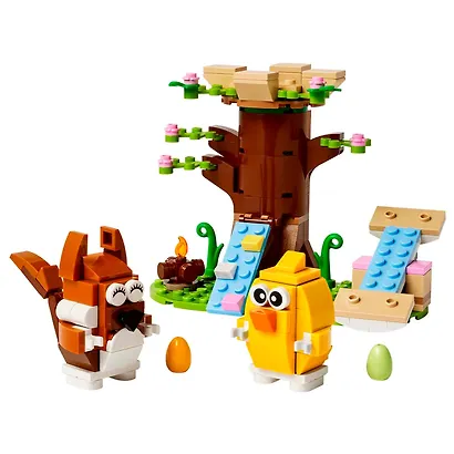 LEGO: Весенняя игровая площадка для животных, 172 детали (40709) - фото 4
