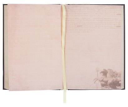 Книга для записей "Antiqua. Бордовый" А5, 128 л. в линейку, цв. внутрен. блок - фото 8