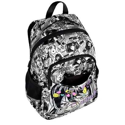 Рюкзак "МАНГА" 29*43*14,5см, полиэстер, шелкография, уплотн.спинка, дно с пласт.ножками - фото 6