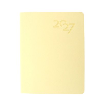 Ежедневник дат. 2027г. А6 176л "Soft Touch" пина колада, иск.кожа, интегр.переплет, тонир.блок, скругл.углы, ляссе, инд.уп - фото 2