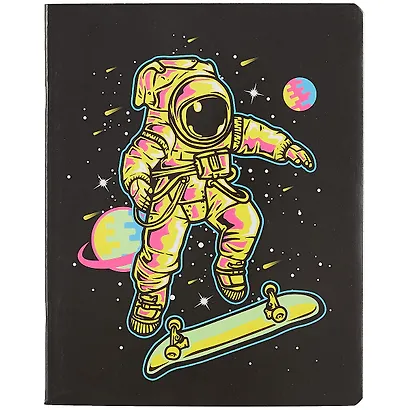 Тетрадь в клетку Academy Style, "Космос неон", 48 листов, в ассортименте - фото 4