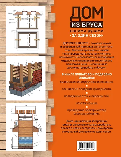 Дом из бруса своими руками за один сезон. Полный комплекс строительных работ от проекта до отделки - фото 2
