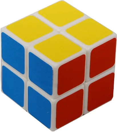 Головоломка Кубик белый  2х2 (4,5х4,5) (коробка) - фото 1