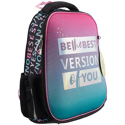Ранец  "Лучшая версия тебя" 1отд 38*29*12,5см, 3 кармана. - фото 2