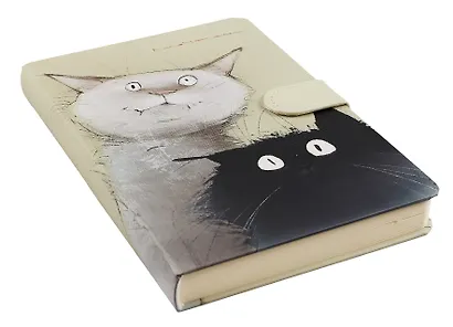 Книга для записей А5 112л "Коты. Дуэт" с магнитной застежкой - фото 2