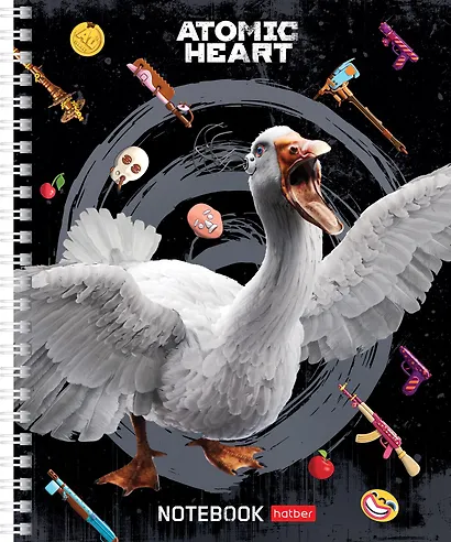 Тетрадь в клетку Hatber, "Atomic Heart 2", 48 листов, в ассортименте - фото 4