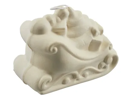 3D Art. Елочная игрушка под роспись "Сани с подарками" - фото 5