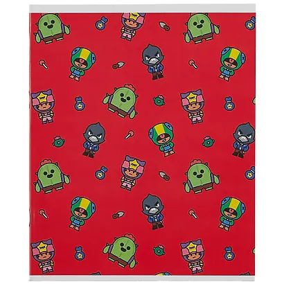 Тетрадь в клетку Premiere Publishing, Brawl Stars, 24 листа, в ассортименте - фото 6