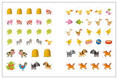 Наклейки для малышей. Мамы и малыши (56 наклеек) - фото 2