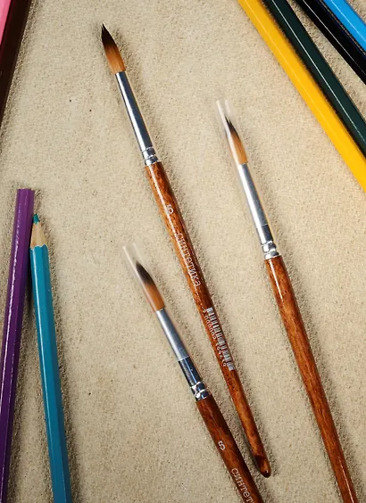 Синтетическая кисть круглая, № 5 - фото 2