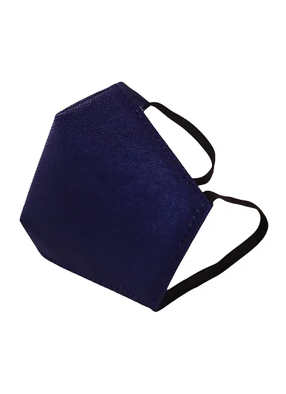 Маска защитная для лица (190х130мм) (р-р S) (спанбонд) (синяя) - фото 1