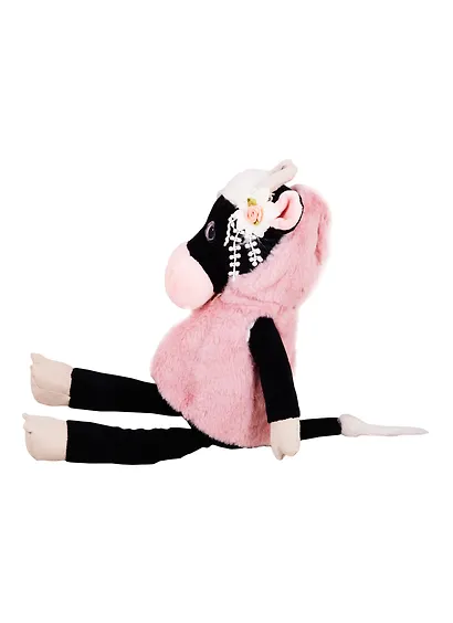 Мягкая Игрушка Maxitoys Luxury, Коровка Даша в Меховой Накидке, 23см - фото 3