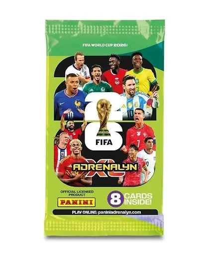 Набор коллекционных наклеек и карточек "Чемпионат мира FIFA World Cup 2026", PANINI WORLD CUP 2026 TCG (набор из 3 пакетиков карточек + 1 карточка Limited Edition), 25 штук в наборе - фото 2
