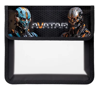 Папка для тетрадей А5 "Аватар" 2отд., пластик, липучка. - фото 1