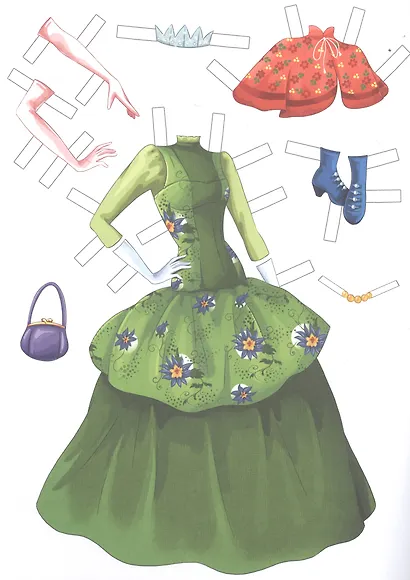 ВЫРЕЗАЛКА-НАРЯЖАЛКА. КОРОЛЕВА-МОДНИЦА - фото 3