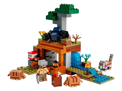 LEGO Minecraft: Экспедиция на рудник Броненосец, 247 деталей (21269) - фото 3