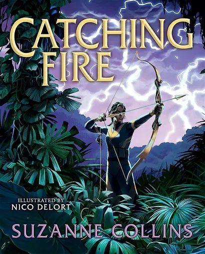 Hunger Games: Catching Fire Illustrated Edition (Suzanne Collins) Голодные игры И вспыхнет пламя, илл. Изд (Сьюзен Коллинз) /Книги на английском языке - фото 1