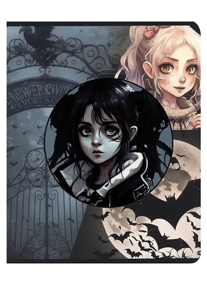 Тетрадь в клетку "Вэнсдэй", 48 листов, в ассортименте - фото 3