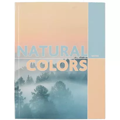 Книга для записей А5 80л кл. "Nature" интегр.перепл., глянц.ламинация, типографск.бумага - фото 1