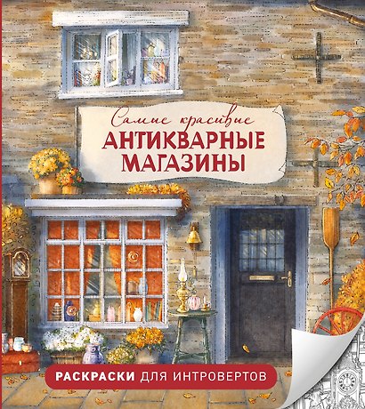 Самые красивые антикварные магазины. Раскраски для интровертов - фото 1