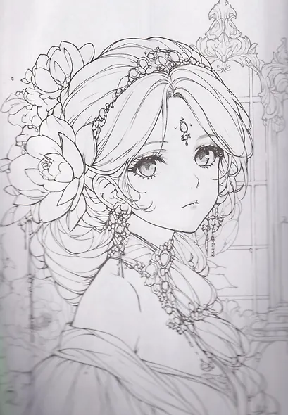 Готический бал: книжка-раскраска - фото 2