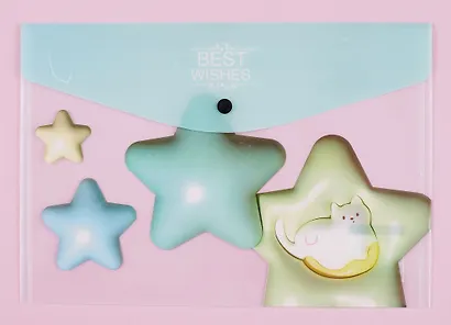 Папка-конверт А4 на кнопке "Cute animals" - фото 4