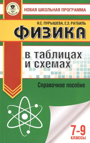 Физика в таблицах и схемах для подготовки к ОГЭ. 7-9 класы. Справочное пособие - фото 1