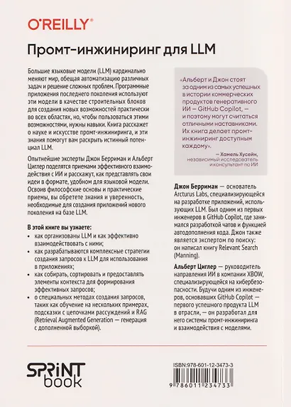 Промпт-инжиниринг для LLM. Искусство построения приложений на основе больших языковых моделей - фото 2