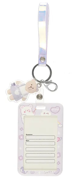 Бейдж "Kawaii", вертикальный, с брелком, в ассортименте - фото 3