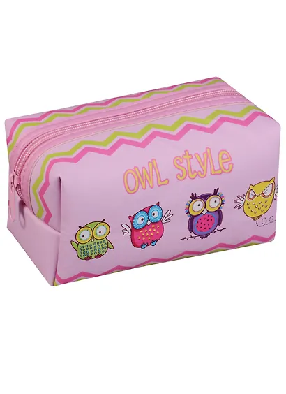 Косметичка на молнии Owl style (16х8) (ПВХ бокс) - фото 1