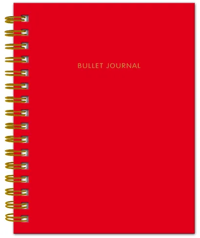 Блокнот Bullet Journal, 60 листов, красный - фото 2